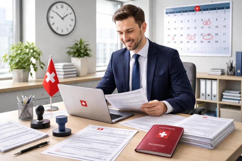 découvrez les étapes clés pour réduire le délai d'obtention de votre permis de travail en suisse et accélérer efficacement la procédure administrative.